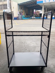 固定式U型_加購網狀層板舖木板