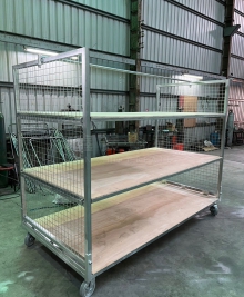 可收納U型台車加層板